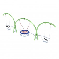 Гойдалка Miros 3-х місна, 7560х1200х2400 мм, код: LIK1486 Гойдалка Miros 3-х місна, 7560х1200х2400 мм, код: LIK1486