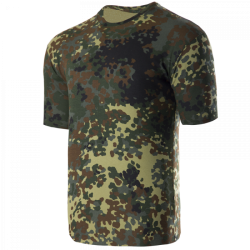 Футболка Camotec Bavovna Flecktarn, розмір L, камуфляж хакі, код: 2972900028904