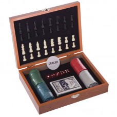 Набір настільних ігор 2в1 SP-Sport шахи, покер, код: W2518B-S52 Набір настільних ігор 2в1 SP-Sport шахи, покер, код: W2518B-S52