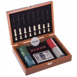 Набір настільних ігор 2в1 SP-Sport шахи, покер, код: W2518B-S52 Набір настільних ігор 2в1 SP-Sport шахи, покер, код: W2518B-S52