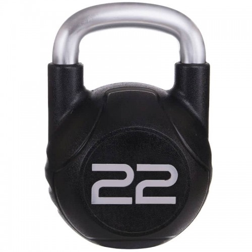 Гиря для кроссфіта Modern з хромованою ручкою 22 кг, чорний, код: TA-2681-22-S52 Гиря для кроссфіта Modern з хромованою ручкою 22 кг, чорний, код: TA-2681-22-S52