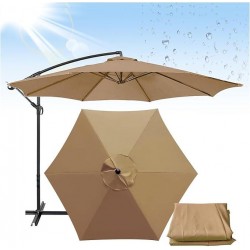 Парасоля садова регульована WCG з нахилом 3000х3000 мм + чохол, бежевий, код: W-7011BE-IF