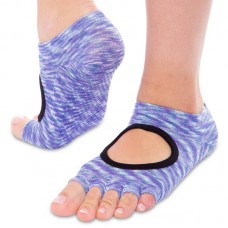 Шкарпетки для йоги з закритими пальцями FitGo синій, код: FI-0438-1_BL