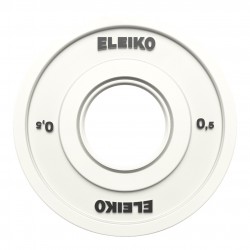 Диск олімпійський обгумований Eleiko IWF FG 0,5 кг, білий, код: 121-0005F-IA