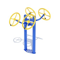 Вуличний тренажер Brustyle для м"язів рук плечового пояса 1080х990х1470 мм, код: SG122