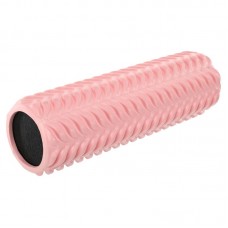 Ролер масажний циліндр (ролик мфр) заповнений піною FitGo Grid Bubble Roller, 450x110 мм, рожевий, код: FI-9392_P Ролер масажний циліндр (ролик мфр) заповнений піною FitGo Grid Bubble Roller, 450x110 мм, рожевий, код: FI-9392_P