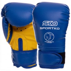 Рукавички боксерські дитячі SportKo 6 унції, синій, код: PD-2-B_6BL