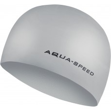 Шапка для плавання Aqua Speed 3D Cap сріблястий, код: 5908217657558