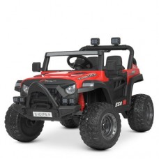 Дитячий електромобіль Bambi Jeep, двомісний, червоний, код: M 4625EBLR-3-MP