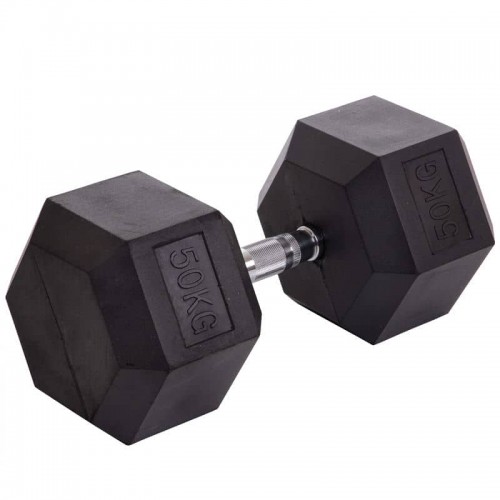 Гантель цільна шестигранна Zelart 1х50кг, код: TA-2679-50-S52