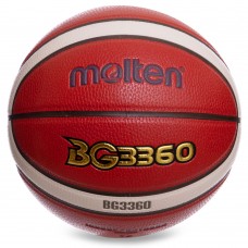 М"яч баскетбольний Molten №7 PU помаранчевий, код: B7G3360-S52
