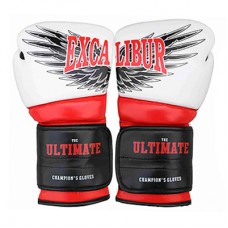 Боксерські рукавиці Excalibur Ultimate 14oz білий/червоний/чорний, код: 8031-02/14