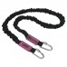 Еспандер з карабіном у захисному рукаві Ezous Resistance Tube With Cover навантаження високе, чорний, код: K-05-L