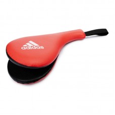 Подвійна ракетка для відпрацювання ударів Adidas Double Target Pad, розмір XS, червоний-чорний, код: 15572-932