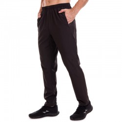 Штани спортивні чоловічі прямі Lidong L, зріст 165-170, чорний, код: LD-9501_LBK