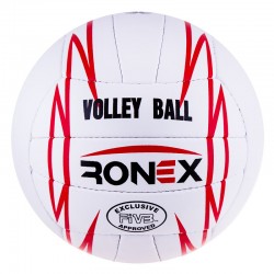 М"яч волейбольний Ronex Orignal Grippy Red/Black, код: RXV/12