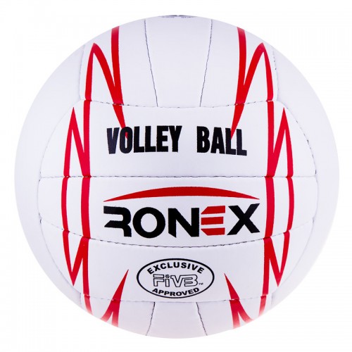 М"яч волейбольний Ronex Orignal Grippy Red/Black, код: RXV/12