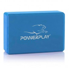 Блок для йоги PowerPlay Yoga Brick, код: PP_4006_Blue_Yoga_Brick