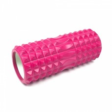 Масажний валик Spine SNS EVAYY4-33-rose red 33 см, рожевий, код: 11059-SNS