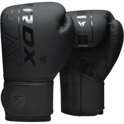 Рукавички боксерські RDX Matte Black 10 ун., код: 402997-RX