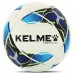 М"яч футбольний Kelme Vortex 21.1 №4 PU, білий-синій, код: 8101QU5003-9113-4-S52