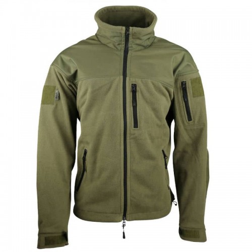 Фліс тактичний KOMBAT UK Defender Tactical Fleece XXXL, оливковий, код: kb-dtf-olgr-xxxl