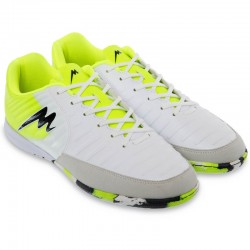 Взуття для футзалу чоловіча Merooj розмір 45 (29см), білий-лимонний, код: 220332-1_45WY