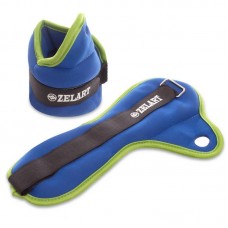 Обважнювачі-манжети для рук Zelart 2x0,5 кг синій-салатовий, код: FI-1965-1_BLLG