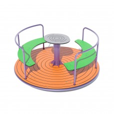 Карусель Miros “Крендель” 1500х1500х680 мм, код: DIOS328.1HDPE