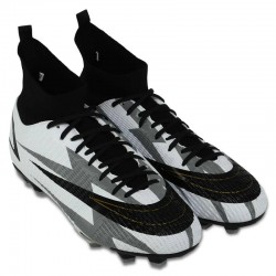 Бутси футбольні з носком Lijin розмір 41, білий-сірий-чорний, код: 2177-39-45-3_41 Бутси футбольні з носком Lijin розмір 41, білий-сірий-чорний, код: 2177-39-45-3_41