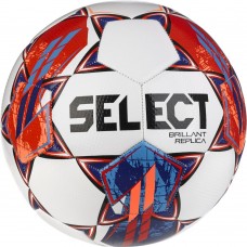 М"яч футбольний (дитячий) Select Brillant Replica №5, білий-червоний, код: 5703543317271