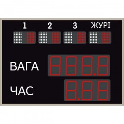 Табло для пауерліфтингу LedPlay (1000х700), код: PL1501