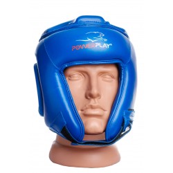 Боксерський шолом турнірний PowerPlay L синій, код: PP_3045_L_Blue