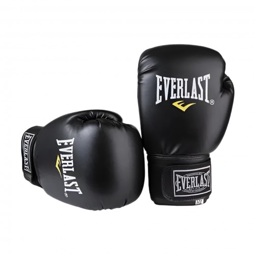 Рукавички для боксу Everlast 12 унцій, чорнмй, код: EF-0370-12