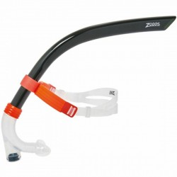 Трубка фронтальна Zoggs Centre Line Snorkel, чорно-помаранчева, код: 749266026897