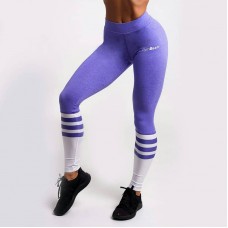 Легінси жіночі GymBeam Clothing String Violet XS, фіолетовий-білий, код: 215031-GB