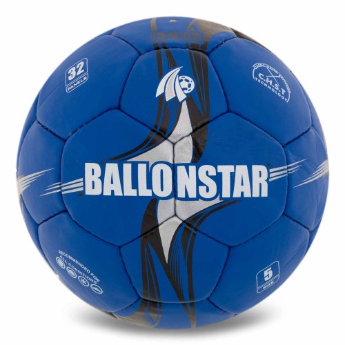 М"яч футбольний Ballonstar №5 PU, темно-синій, код: FB-5156_DBL