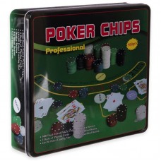 Покерний набір в металевій коробці PlayGame 500 фішок, код: IG-3006-S52 Покерний набір в металевій коробці PlayGame 500 фішок, код: IG-3006-S52