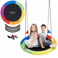 Гойдалка-гніздо кругла 4FIZJO XL 110 см Mix, код: P-5907739316653