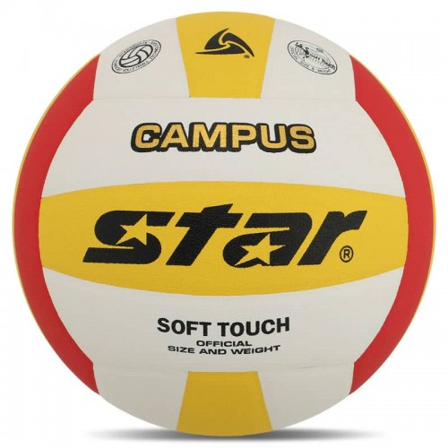 М"яч волейбольний Star Campus №5, жовто-червоний-білий, код: VB4075C-34-S52