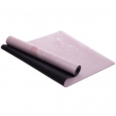 Килимок для йоги Record замшевий 1830x610x3мм, світло-рожевий, код: FI-3391-2-S52