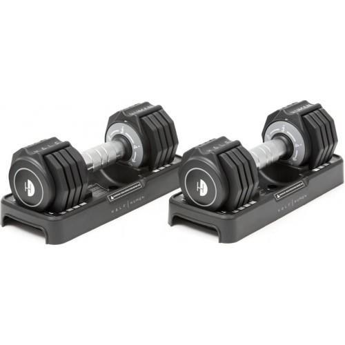 Регульовані гантелі UnderFit Half Human 2x5 кг, код: M-14126140-IN