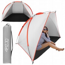 Намет пляжний 4Fizjo 2000x1150 мм, сірий, код: P-5905973401449 Намет пляжний 4Fizjo 2000x1150 мм, сірий, код: P-5905973401449