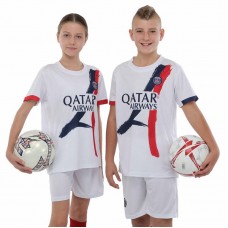 Форма футбольна дитяча PSG гостьова 2024, розмір 20, зріст 115-125, білий, код: CO-3710_20