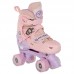 Ролики квади розсувні Fei Bao L (39-42), рожевий, код: 318-2_LP