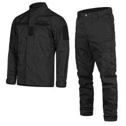 Тактичний костюм Camotec Perimeter 2.0 Rip-Stop Teflon, розмір 58, чорний, код: 2972900029130