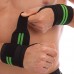 Бинти кистьові для жиму Mute Strength Wrist Wraps, 2шт, чорний-салатовий, код: 9097_LG