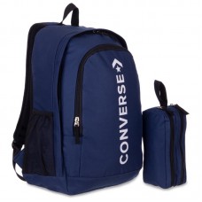 Рюкзак міський з пеналом Converse 460x300x170 мм, темно-синій, код: GA-210_DBL