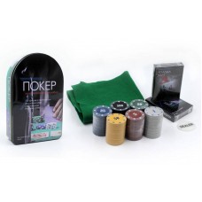 Набір для покеру в металевій коробці PlayGame, код: IG-6612