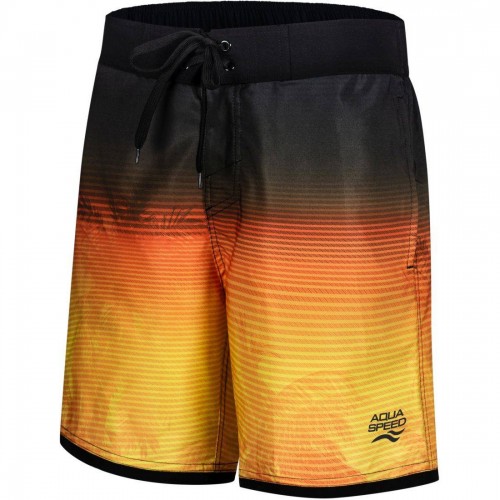 Плавки-шорти для чоловіків Aqua Speed Nolan XXL (50-52), помаранчевий-чорний, код: 5908217690760